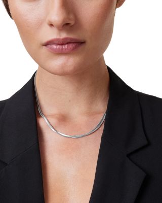 Signature Snake Chain Layered Necklace, 17"