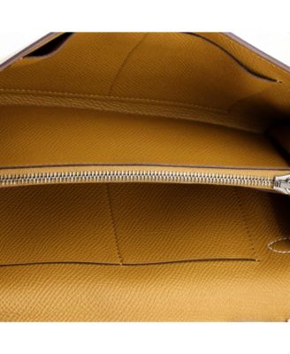 Pre-Owned Hermes  Kelly To Go Wallet Verso Epsom