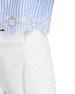 Eyelet Stripe Poplin Button Down Shirt - Exclusive