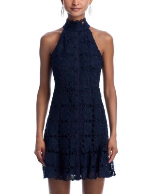 Lace Mini Shirt Dress - Exclusive