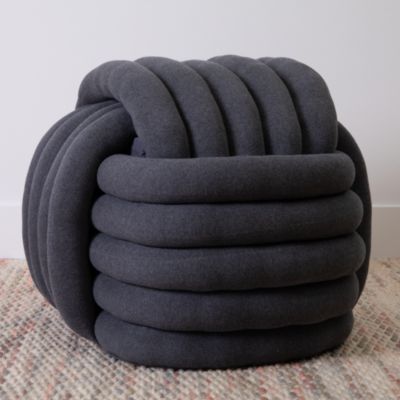 Knotted Pouf, Large
