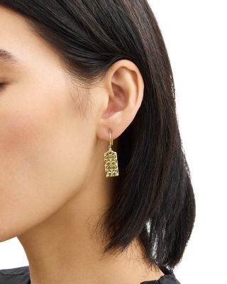 Signature Quilted Drop Earrings