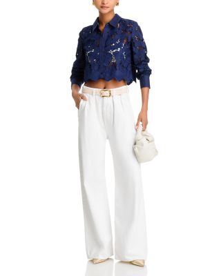 Seychelle Lace Button Front Shirt