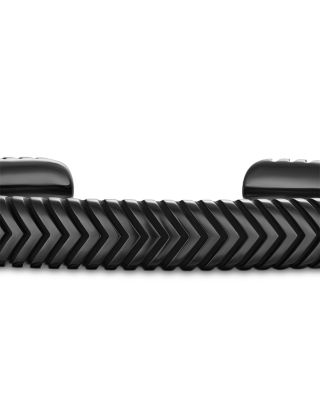 Men's Chevron Cuff Bracelet in Black Titanium, 8mm