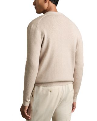 Saint Long Sleeve Fine Rib Button Up Cardigan