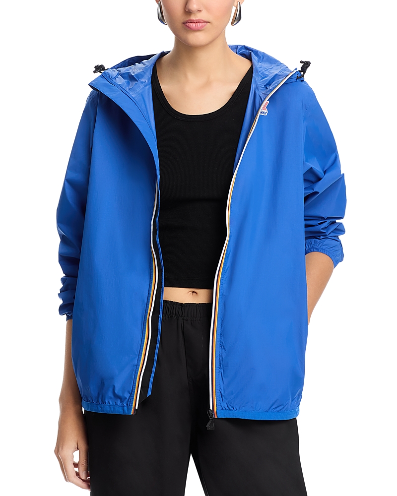 K-way Le Vrai 4.0 Claude Windbreaker In Blue Royal Marine