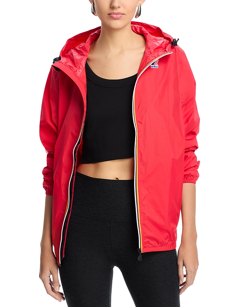 K-way Le Vrai 4.0 Claude Windbreaker In Red