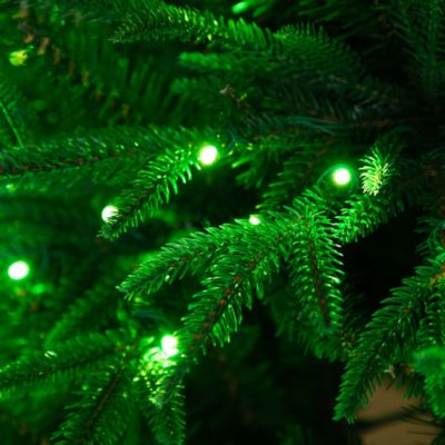 6&#39; Pre Lit Artificial Edmonton Fir Light Show Memory Shape Christmas Tree with Instant Connect Technology and 300 Color Changing LED Lights