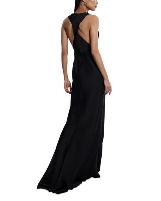 Cowl Neck Halter Gown