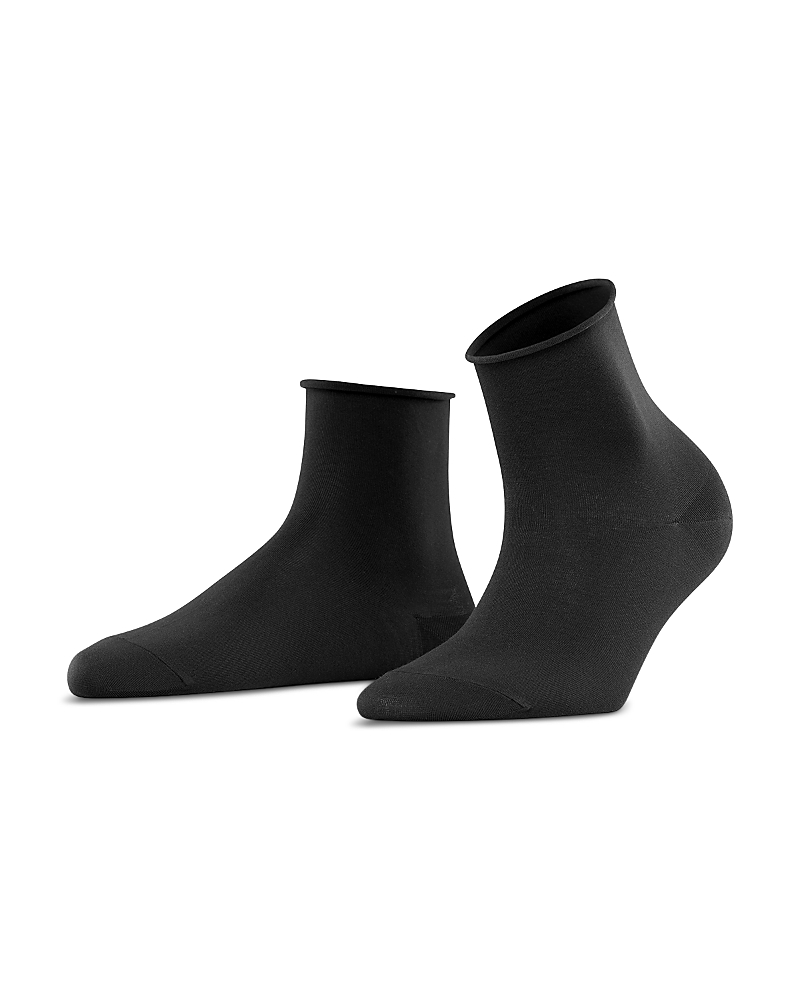 Falke Cotton Touch Short Socks In Black