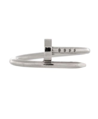 Pre-Owned Cartier - Small Juste un Clou Ring 18K White Gold