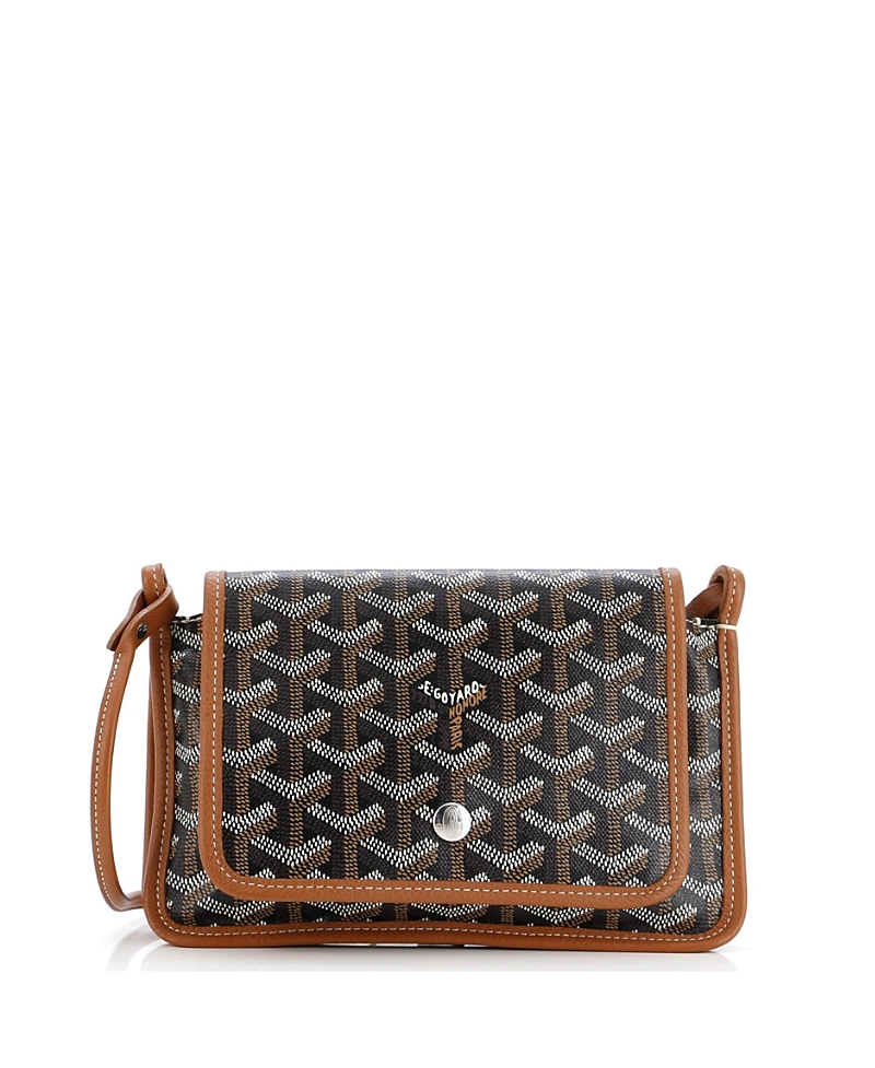 Pre-owned Pre-owned Goyard Goyard Plumet Clutch Wallet Coated Canvas In Brown