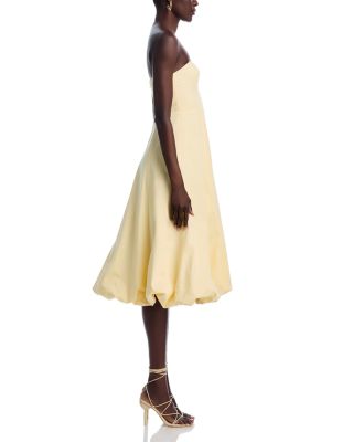 Strapless Midi Bubble Dress - Exclusive 