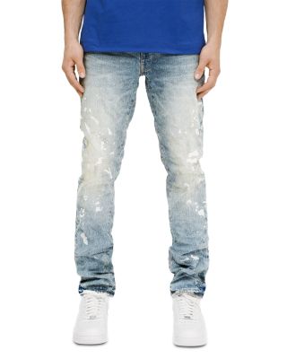 Purple Brand Manganese Slim Straight Jeans with Paint
