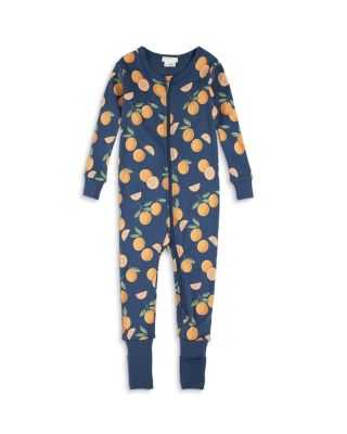 FIRSTS by petit lem - Unisex Oranges Print Convertible Footie - Baby