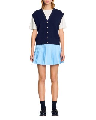 Two Tone Wool & Cashmere Sweater