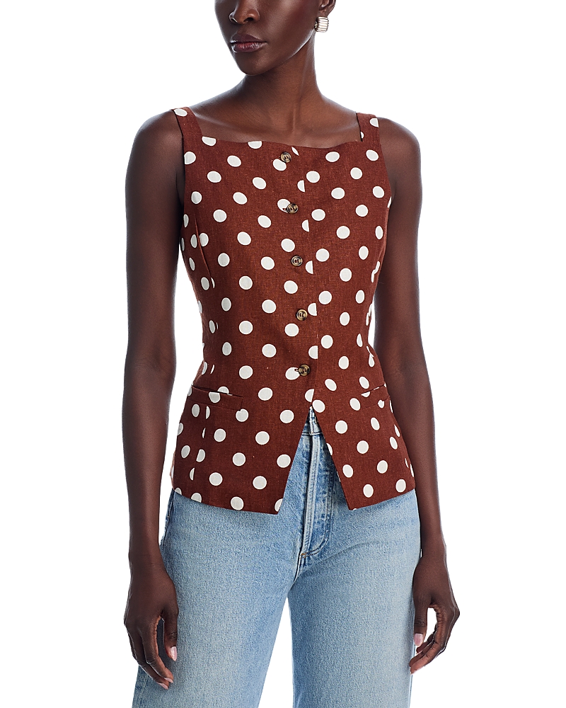 WAYF JOAN BUTTON FRONT TOP