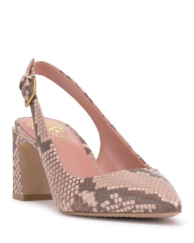 Vince Camuto Hamden Pointed Toe Slingback Pump In Light Pink