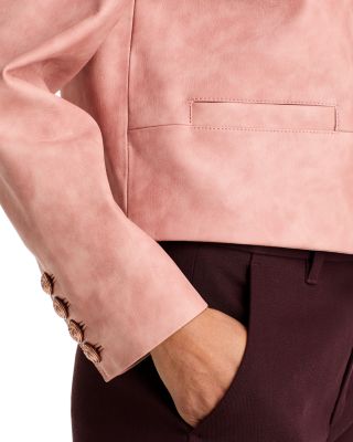 Lyles Faux Leather Jacket