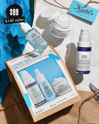 Kiehl&#39;s Since 1851 Hydrate, Treat, &amp; Repeat Skincare Gift Set ($140 value)
