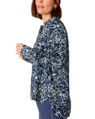 Leopard Swirl Print Shirt