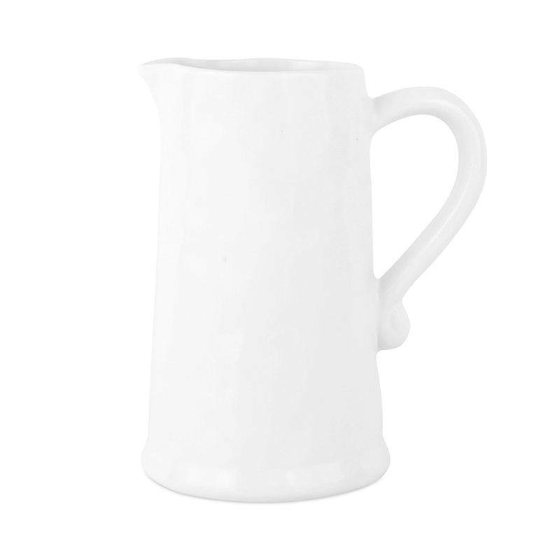 Vietri Aria White Pitcher In White