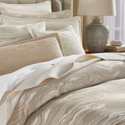 Marbled Sand Duvet Cover, King - Exclusive