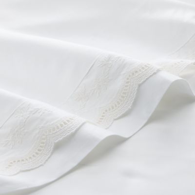 Lace Egyptian Cotton Sheet Set, King - Exclusive
