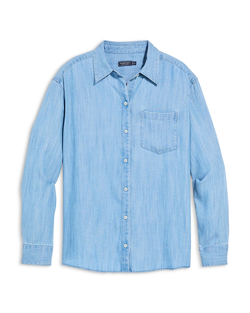 Vineyard Vines Relaxed Shirt In C Blue