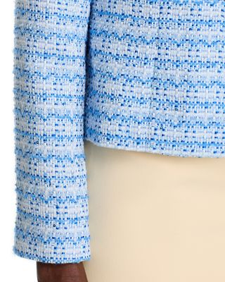 Tweed Open Front Blazer