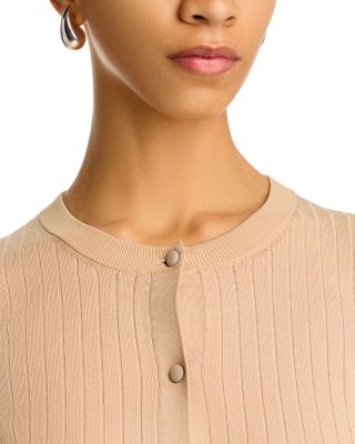 Crewneck Cardigan Sweater