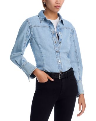 FRAME The Curved Shirt | Bloomingdale's