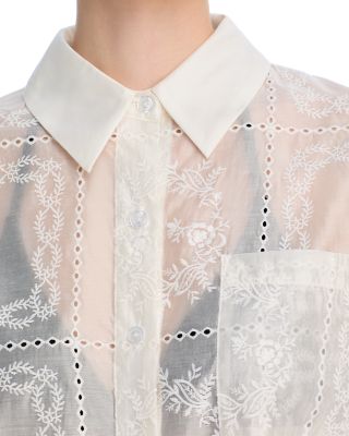 Embroidered Swim Cover-Up Pants - Exclusive