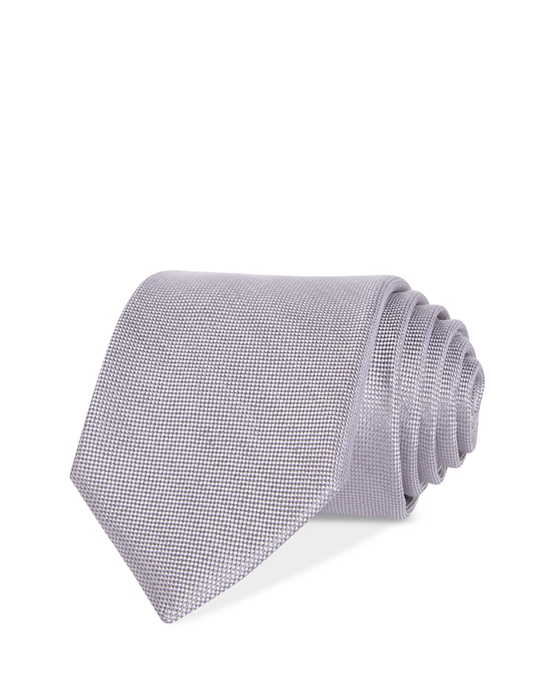 The Men's Store At Bloomingdale's Classic Textured Tie - Exclusive In Grey
