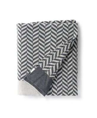 Zima Herringbone Throw Blanket