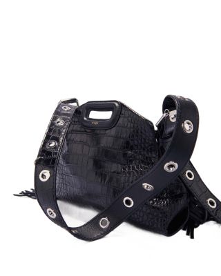 Miss M Mini Embossed Leather Bag