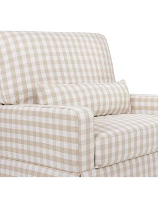 Crawford Pillowback Chair and a Half Comfort Swivel Glider