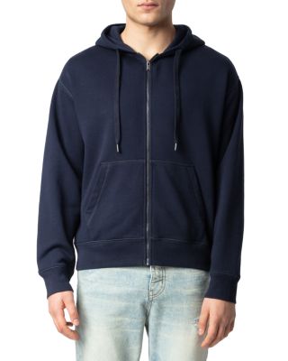 Zadig & Voltaire - Sacha Logo Graphic Zip Hoodie