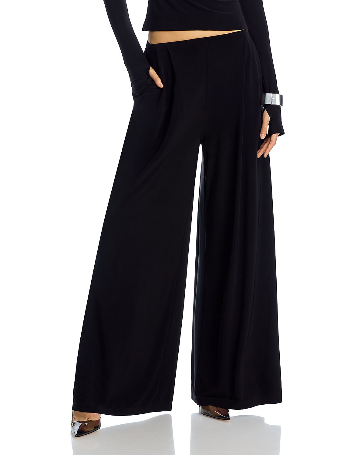 Norma Kamali Wide Leg Pants