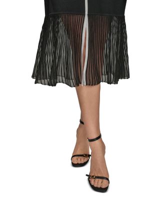 Button Front Midi Dress