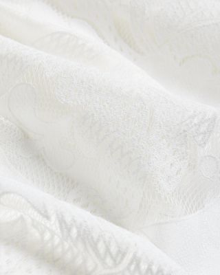 Lace Puffed Sleeve Blouse