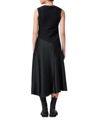 Pia Satin Midi Dress
