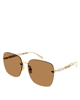 Gucci Fashion Show Square Sunglasses, 63mm | Bloomingdale's