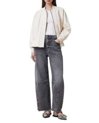 Sofi Leather Bomber Jacket