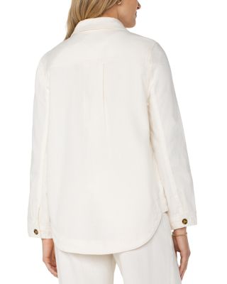 Button Front Shirt Jacket