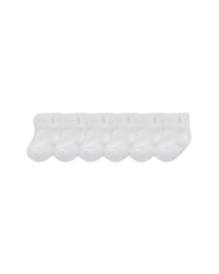 Girls' Gripper Socks, Pack of 6 - Baby