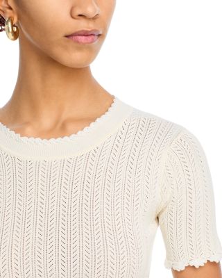 Abbie Knit Short Sleeve Tee