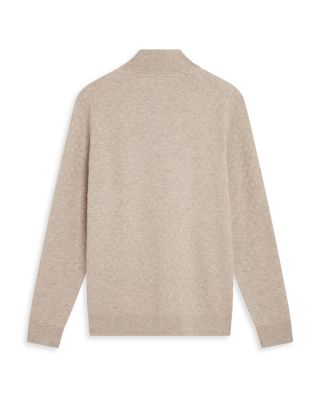 T Stitch Quarter Zip Pullover Sweater