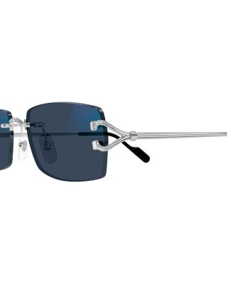 C Decor Rectangle Sunglasses, 56mm