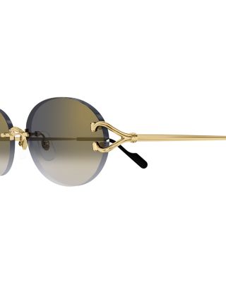 C Decor Oval Sunglasses, 55mm